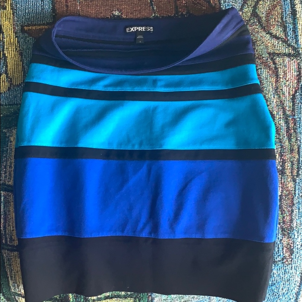 Color block skirt Express size 2